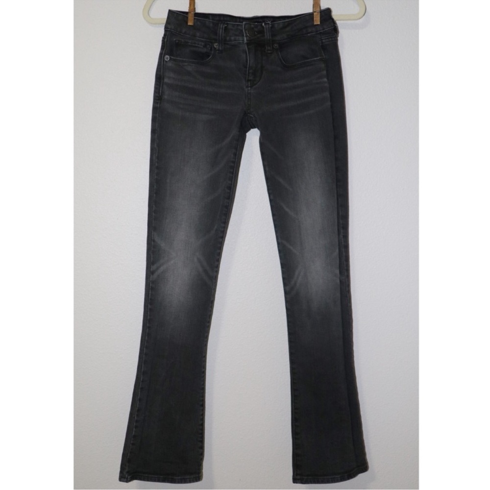 American Eagle women’s grey bootcut flare jeans
